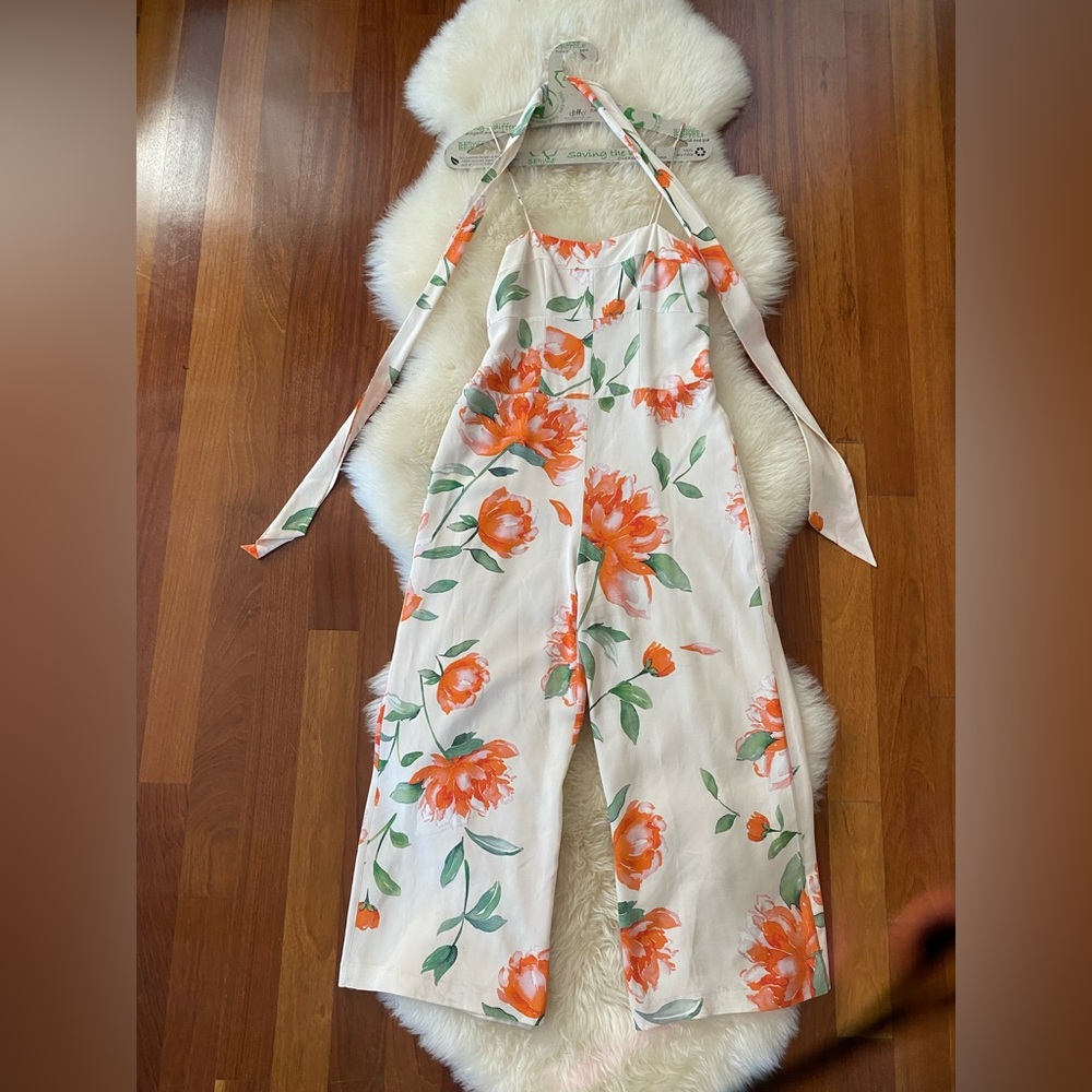 floral jumpsuit